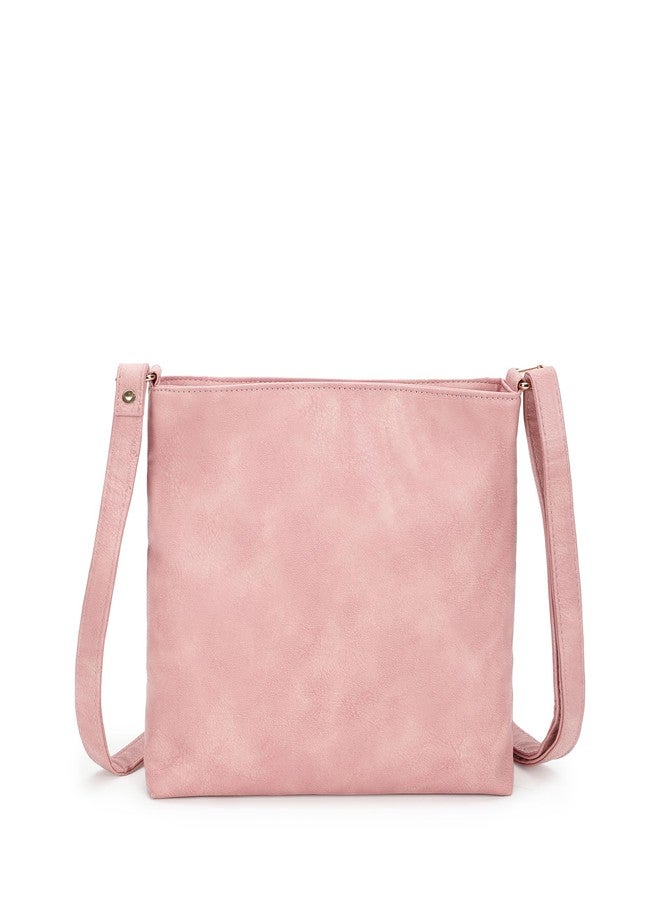 fastrack Pink Sling Bag for Women | Sleek Faux Leather Crossbody with Quick-Access Pocket, Adjustable Strap & Minimal Design | Lightweight Everyday Sling for Casual Outings & College - Image 3